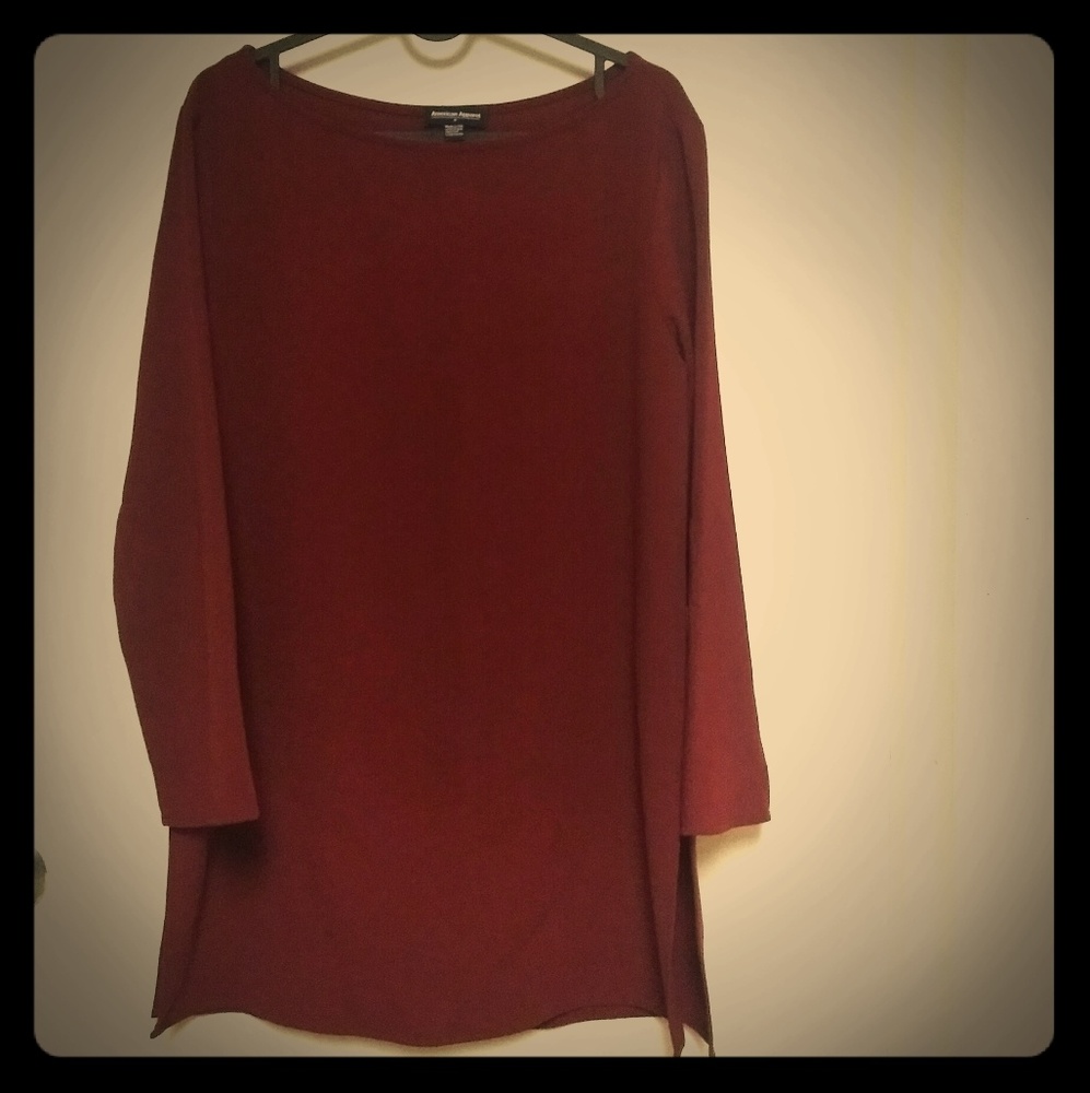 Red tunic top